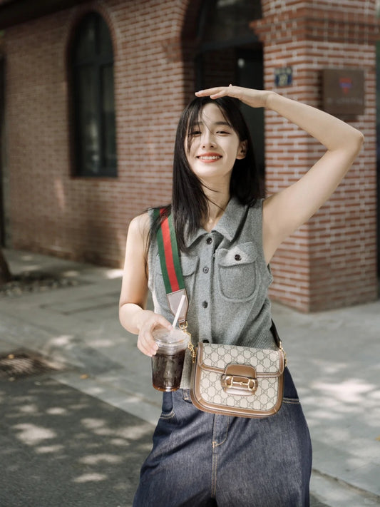 Guc Horsebit 1955 mini shoulder bag