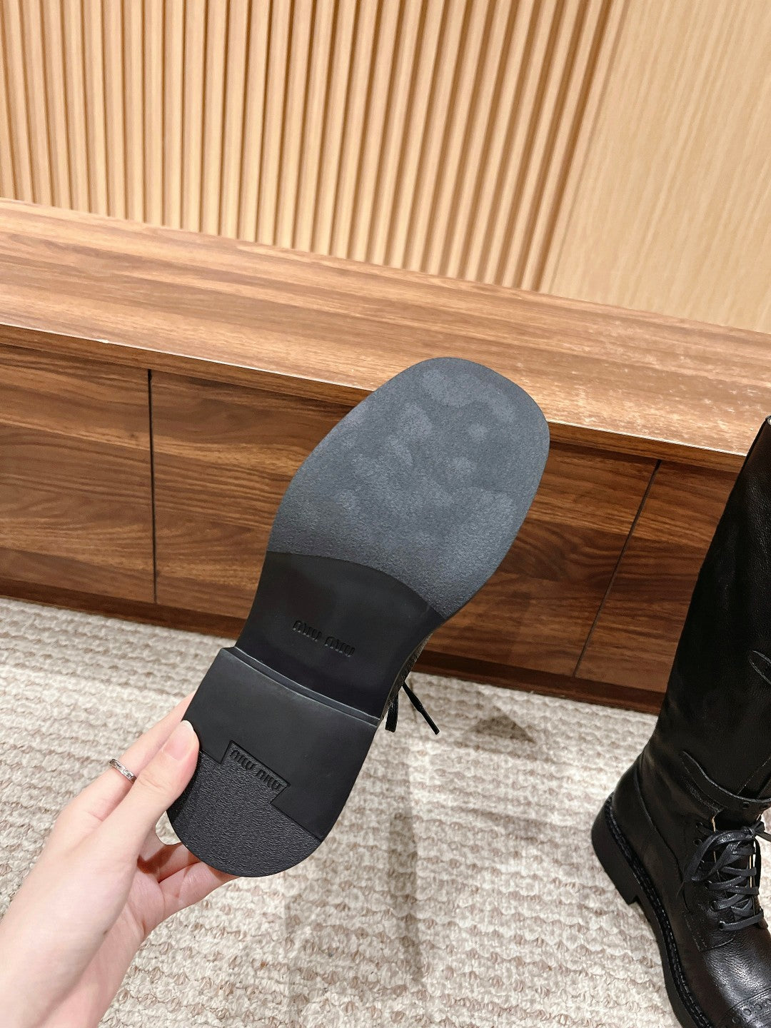 Miu NEW genuine leather boots