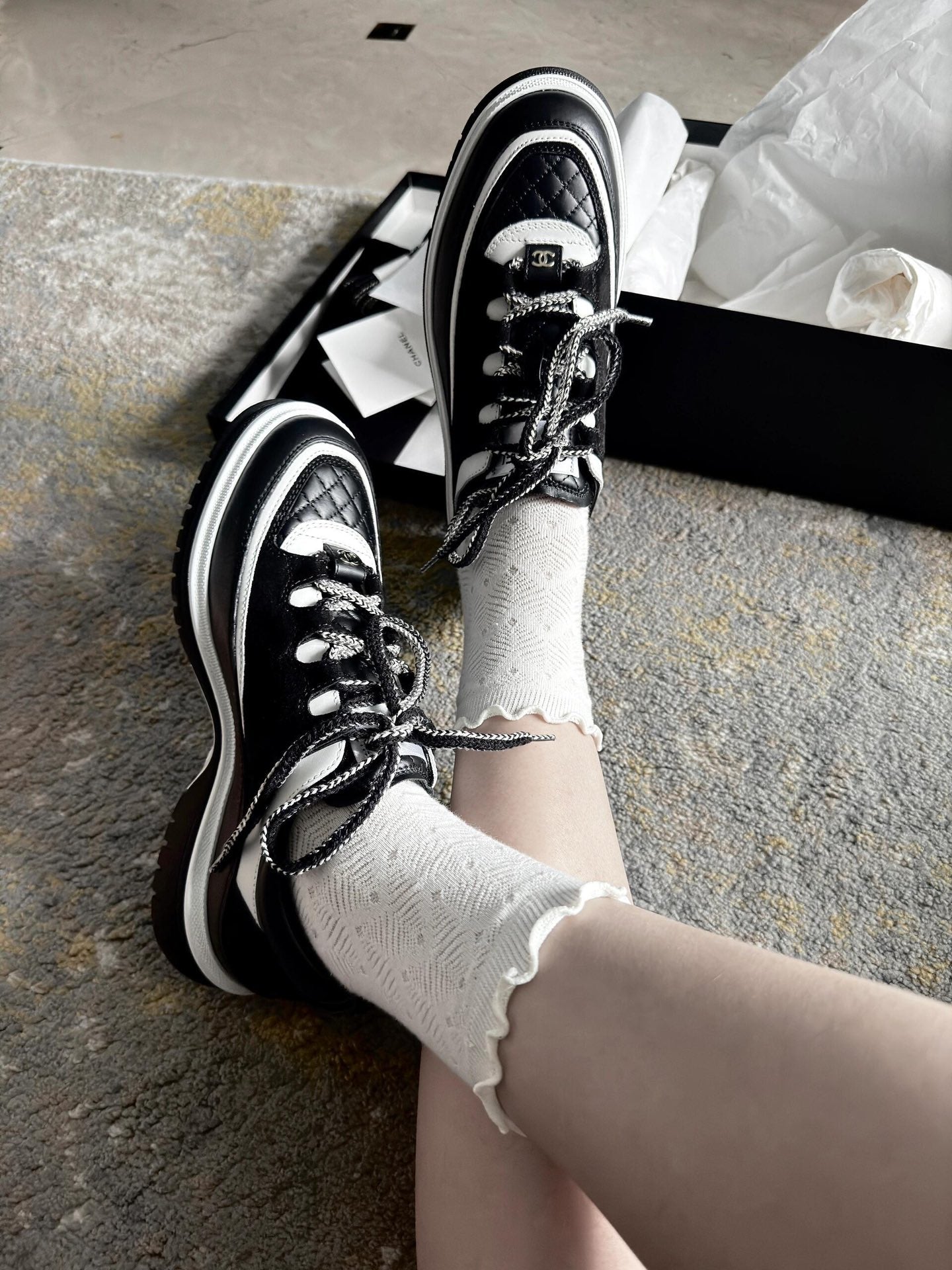 CHAN New Platform Shoes