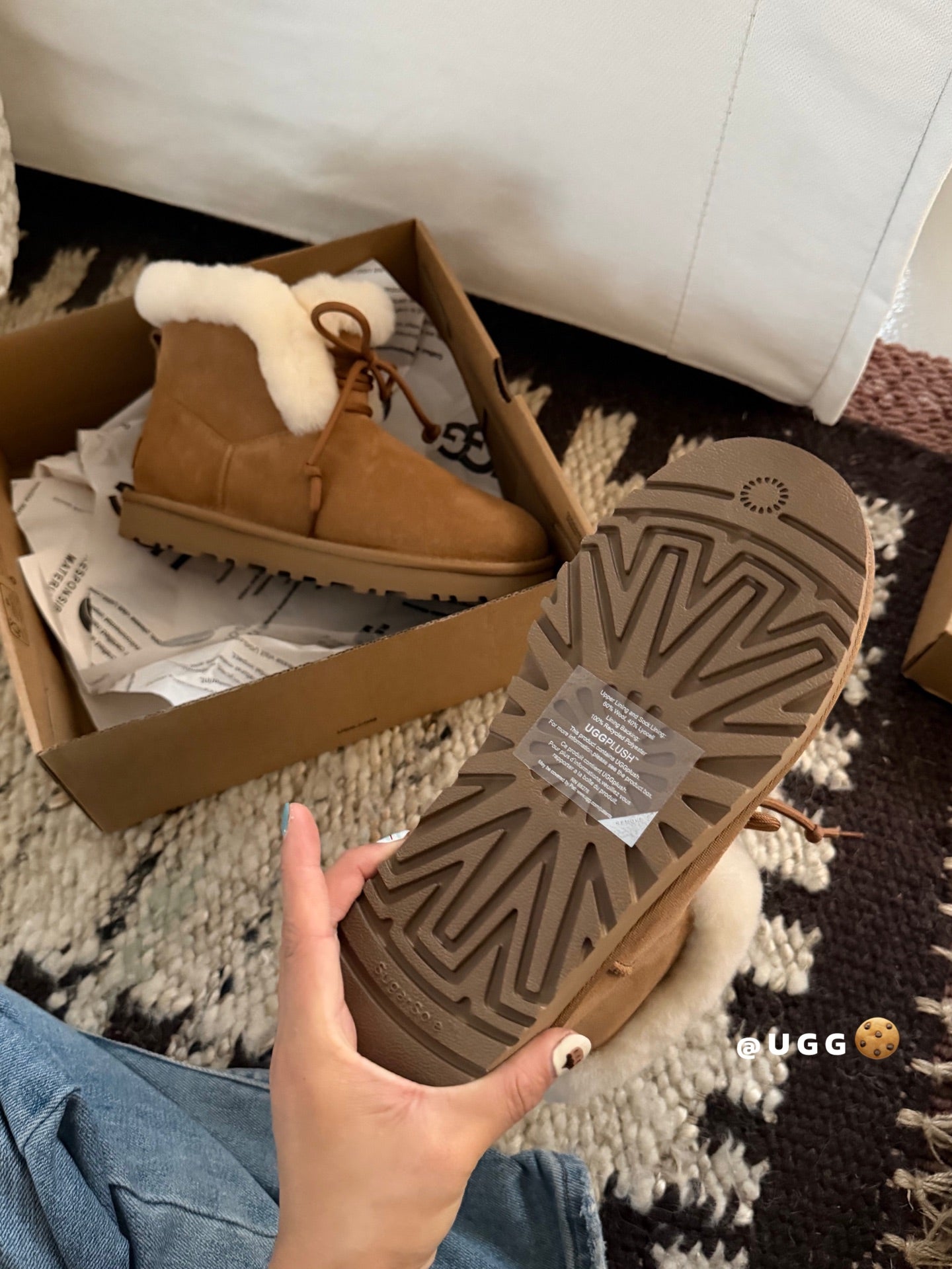 Guc New women's wool boots