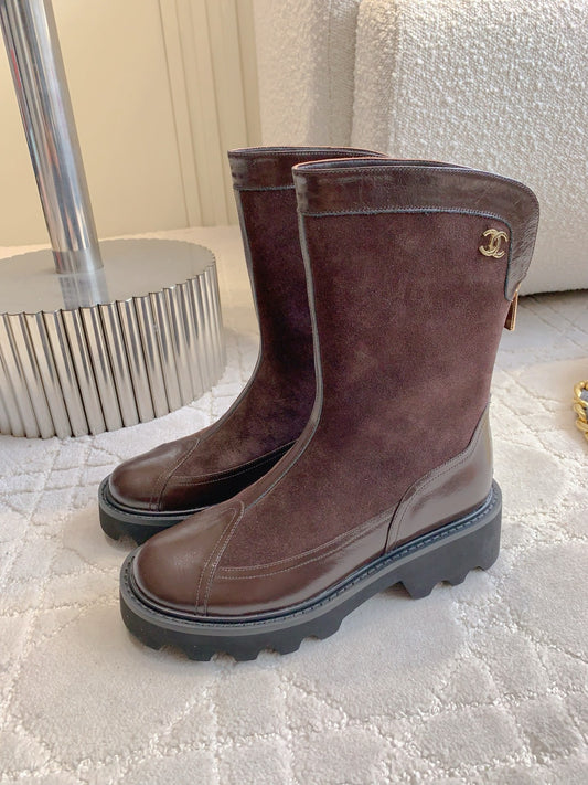 Chan New platform ankle boots