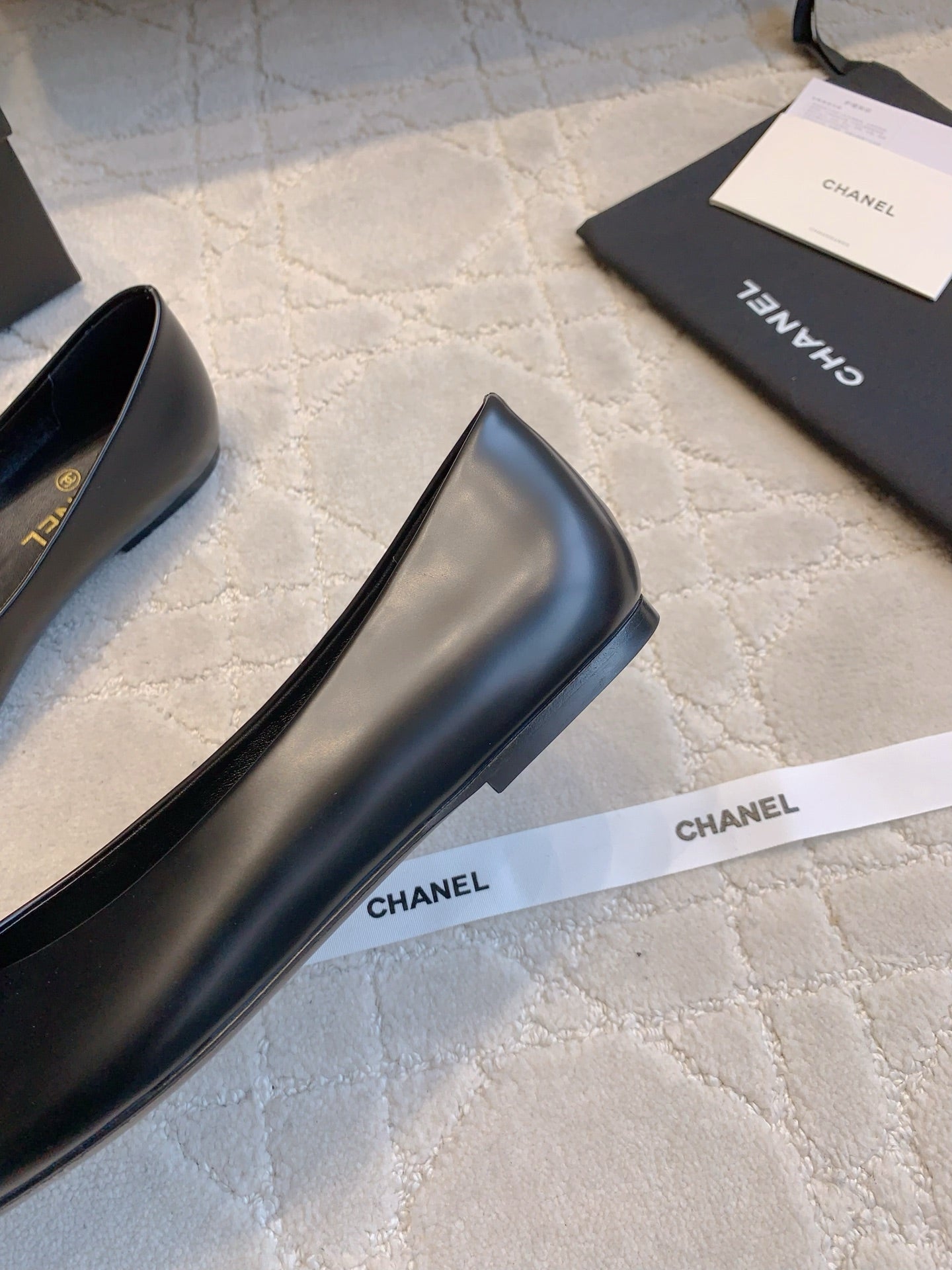 Chan New Camellia flat shoes