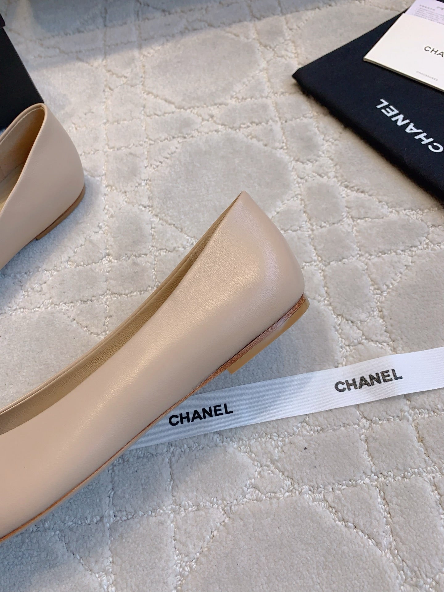 Chan New Camellia flat shoes