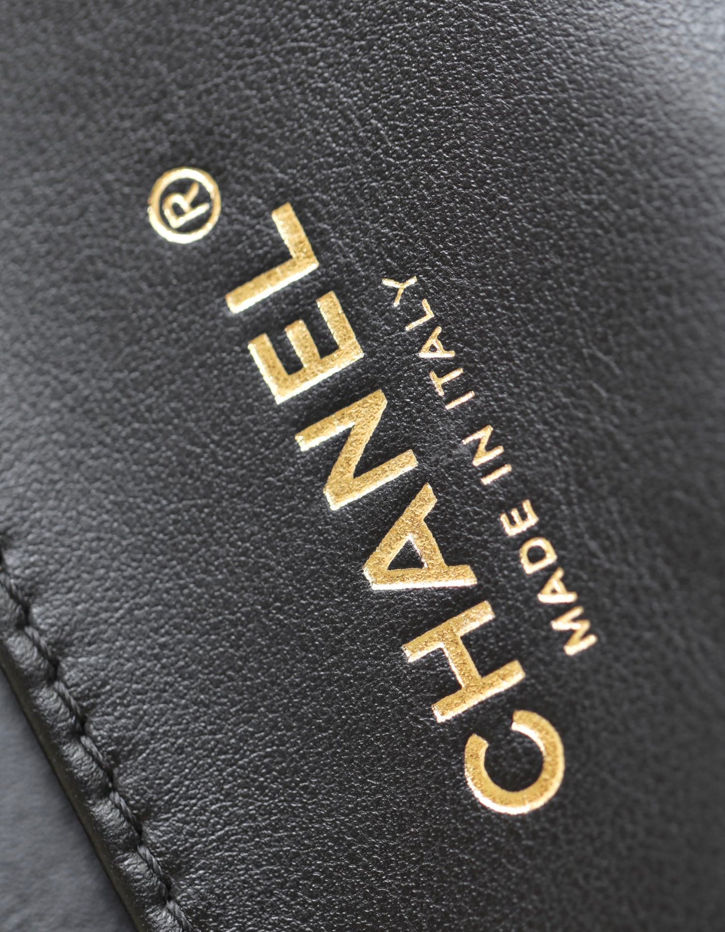 Chan New 24c Double gold bead flap bag