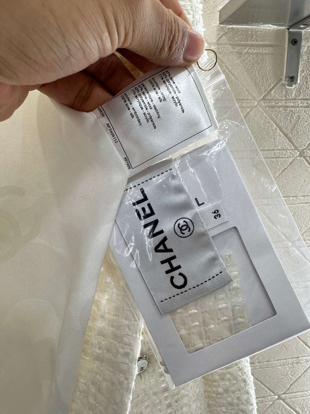 Chan New Layered Lace Dress Coat