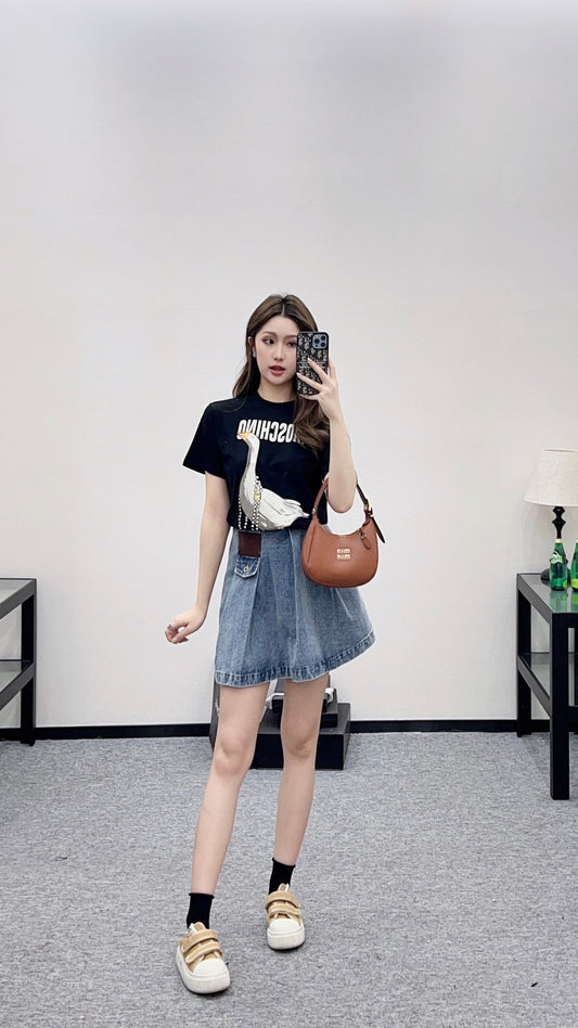 Mos New Color-Block Logo T-Shirt