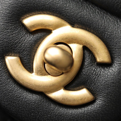 ChanMINI gold ball cap bag