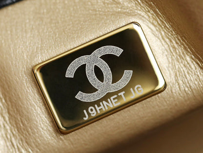 ChanMINI gold ball cap bag