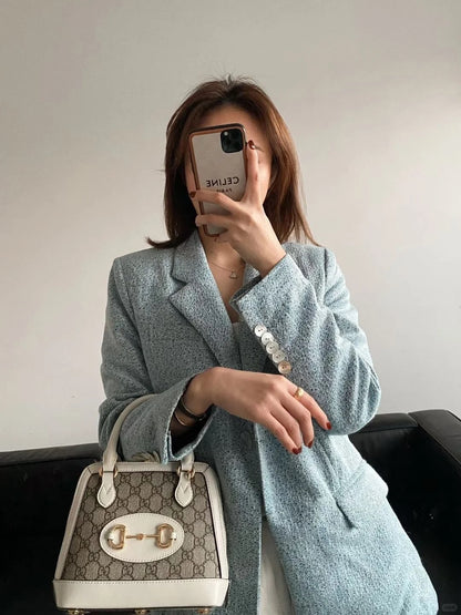 Guc Horsebit 1955 small top handle bag