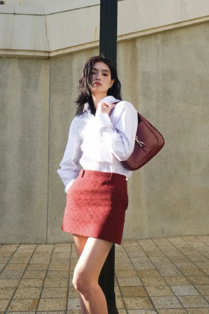 Guc Jackie1961 Red armpit bag