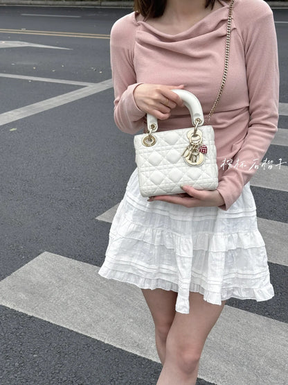 CD Mini Lady Bag Lambskin