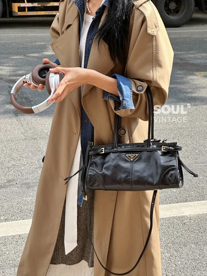 Pra LuxSoft Medium leather handbag