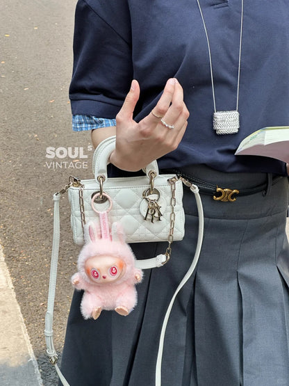 CD Lady D-Joy Latte Cannage Lambskin  Bag