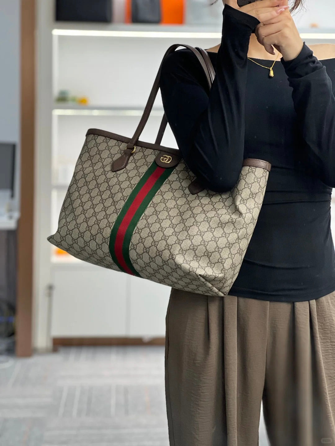 Guc Ophidia medium tote bag