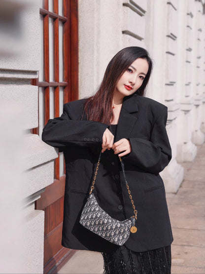 CD High version 💯 Denim lunchbox bag