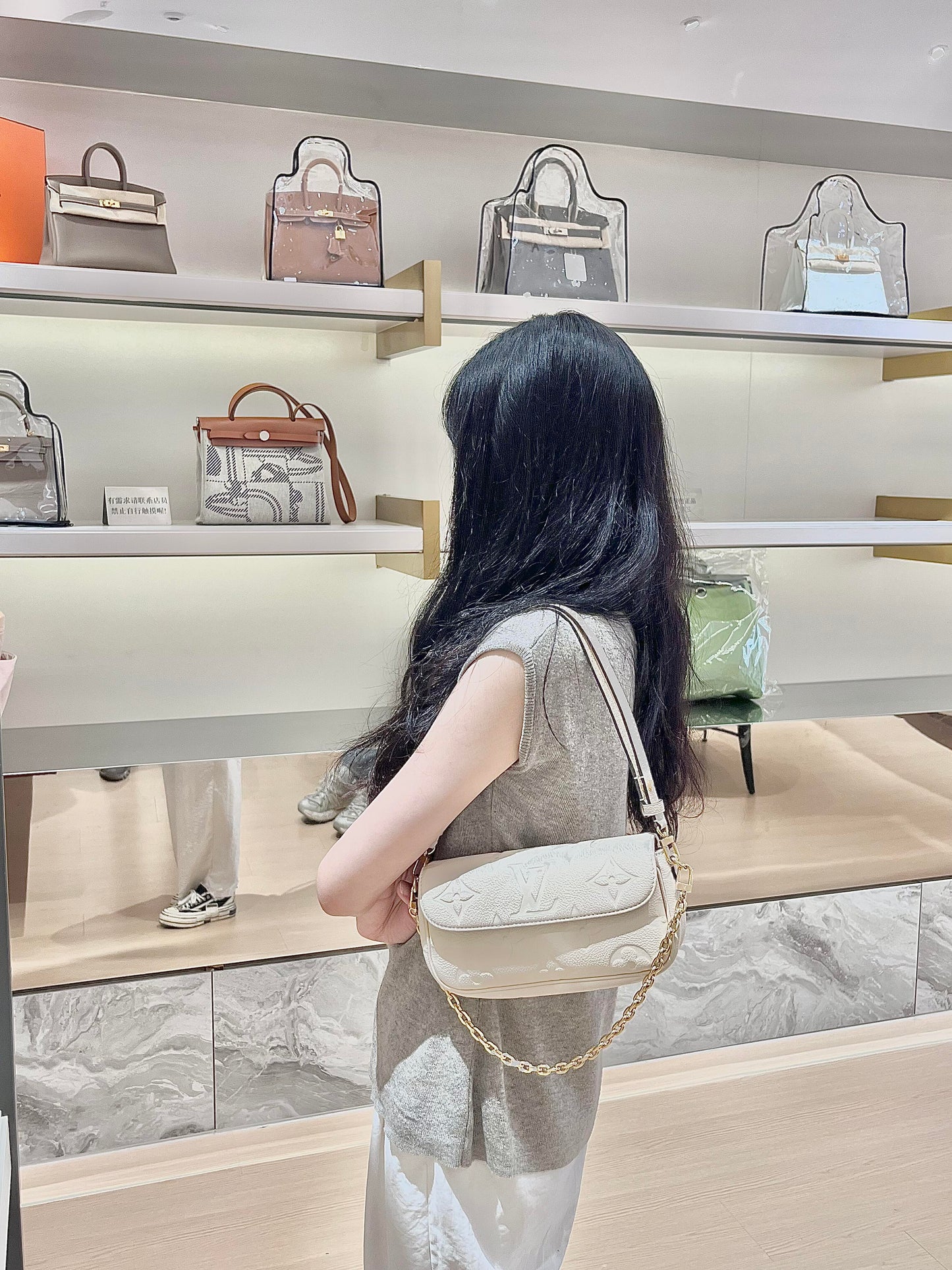 Louis* New wallet on chain bag