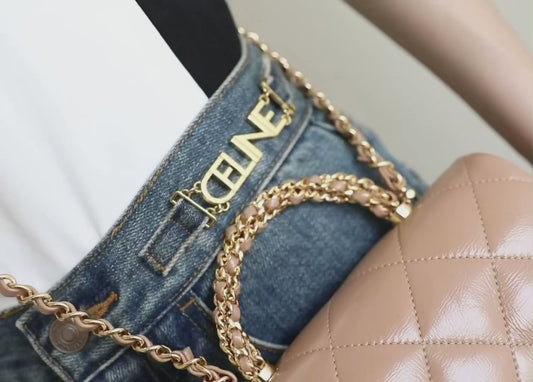 Chan New 24b Chain handle cover bag