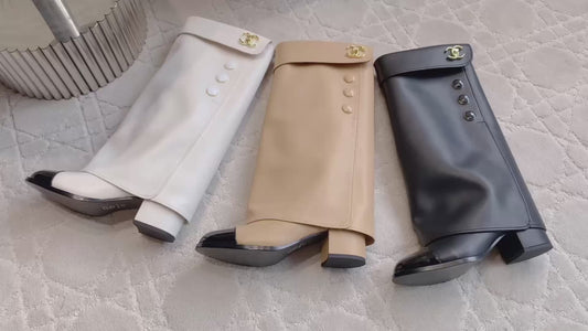 Chan New high-heeled boots