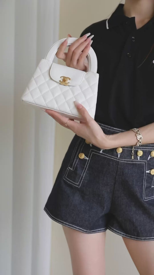 Chan New 24p kelly Hand chain bag
