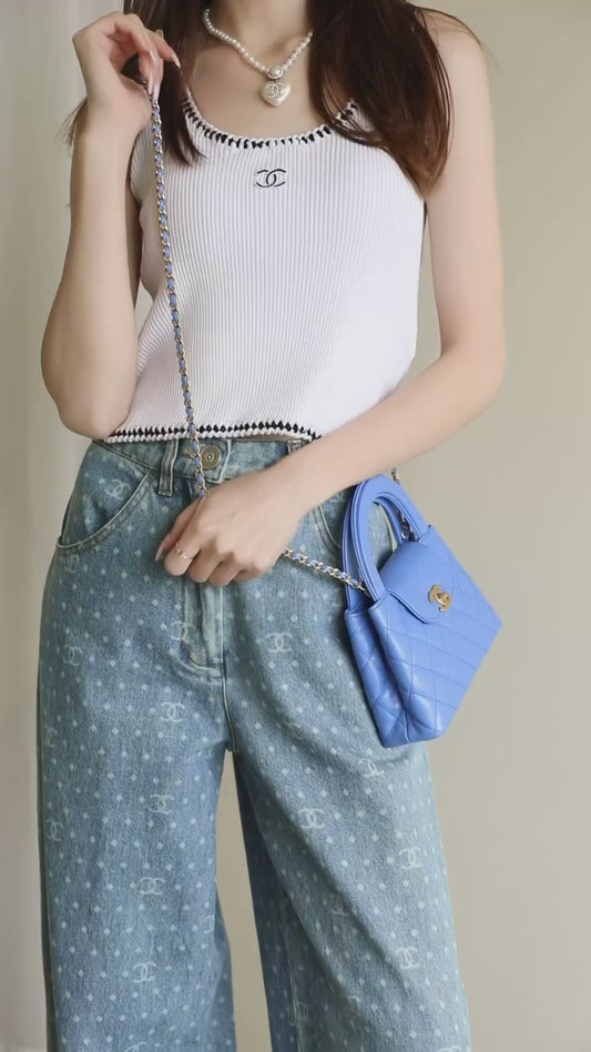 Chan New 24p kelly Hand chain bag