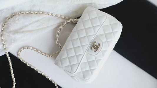 Chan New 23A Rhinestone handbag