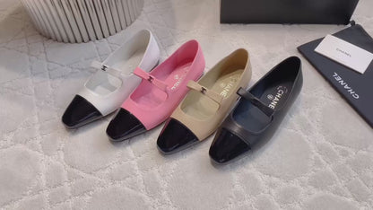 Chan New bow Mary Jane shoes