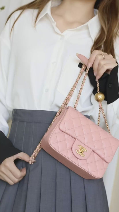 Chan New 23k Gold  Chain  Bag