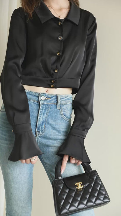 Chan New 23k kelly Hand chain bag