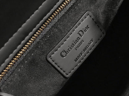 CD Mini Lady Bag Black Ultramatte Calfskin