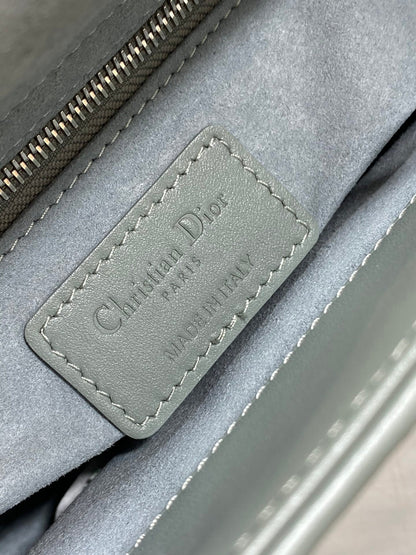 CD Mini Lady Bag Diamond Pattern Calfskin