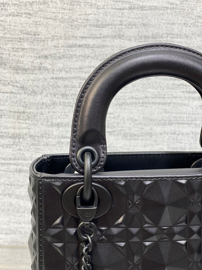 CD Mini Lady Bag Matte leather