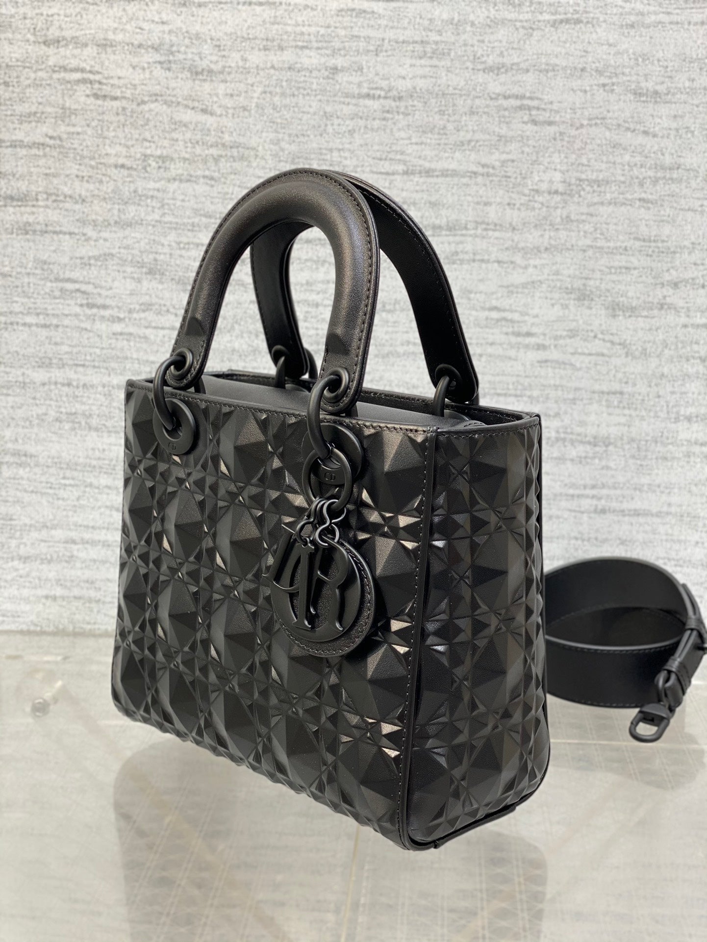 CD Mini Lady Bag Matte leather