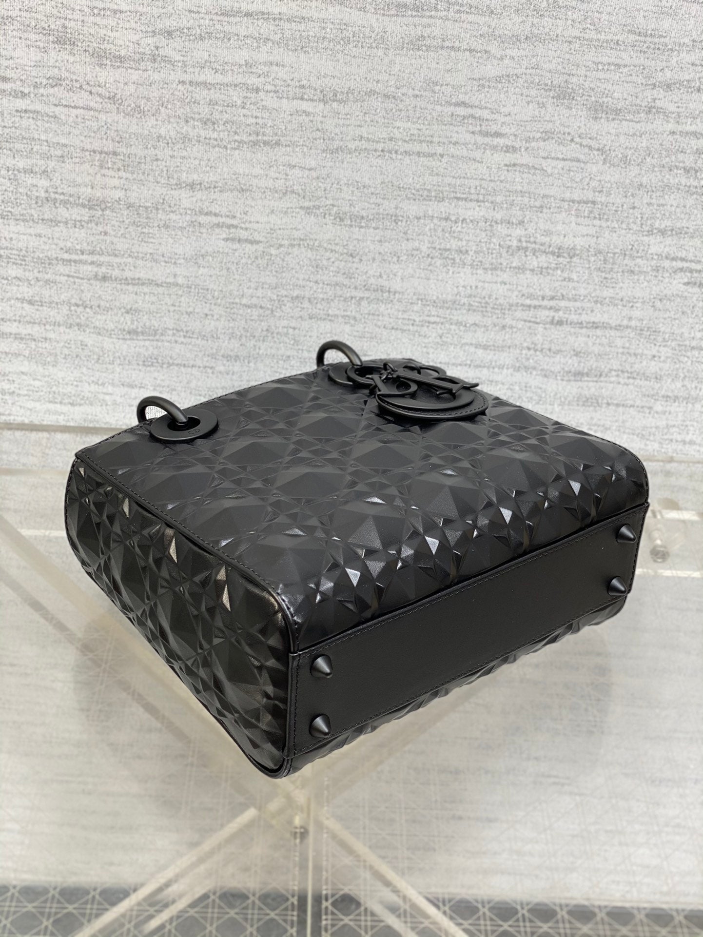 CD Mini Lady Bag Matte leather