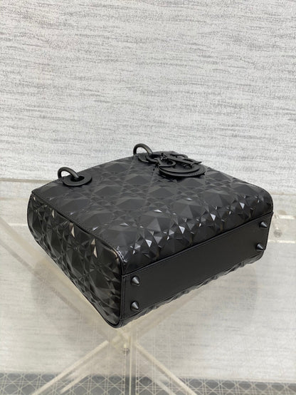 CD Mini Lady Bag Matte leather