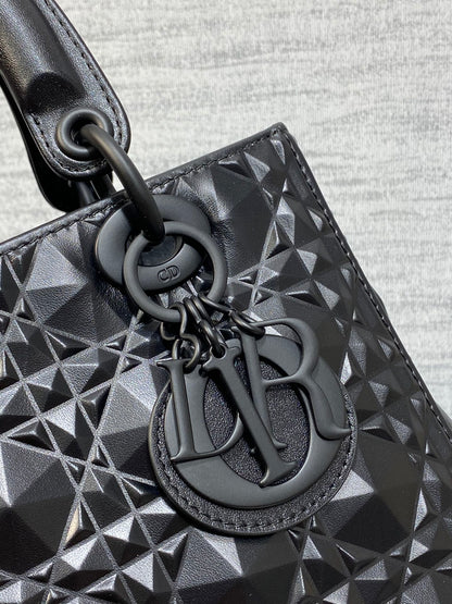 CD Mini Lady Bag Matte leather