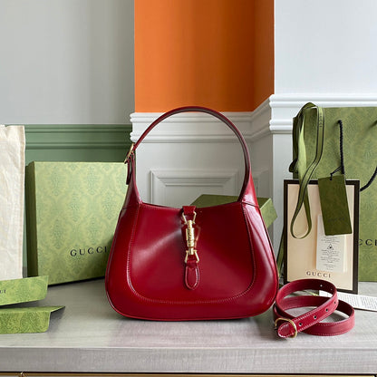 Guc Jackie1961 Red armpit bag