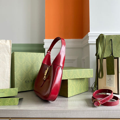 Guc Jackie1961 Red armpit bag