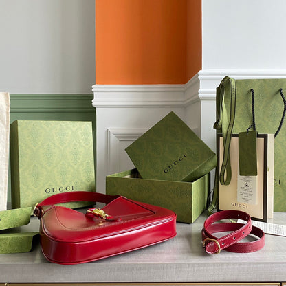 Guc Jackie1961 Red armpit bag