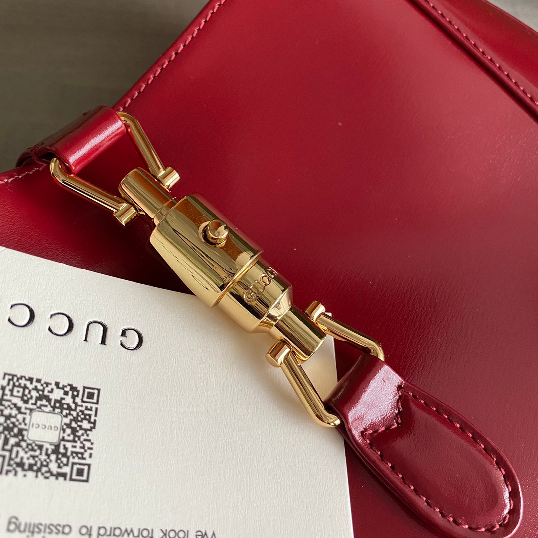 Guc Jackie1961 Red armpit bag