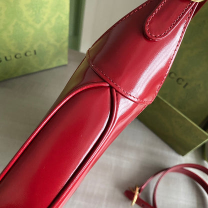 Guc Jackie1961 Red armpit bag