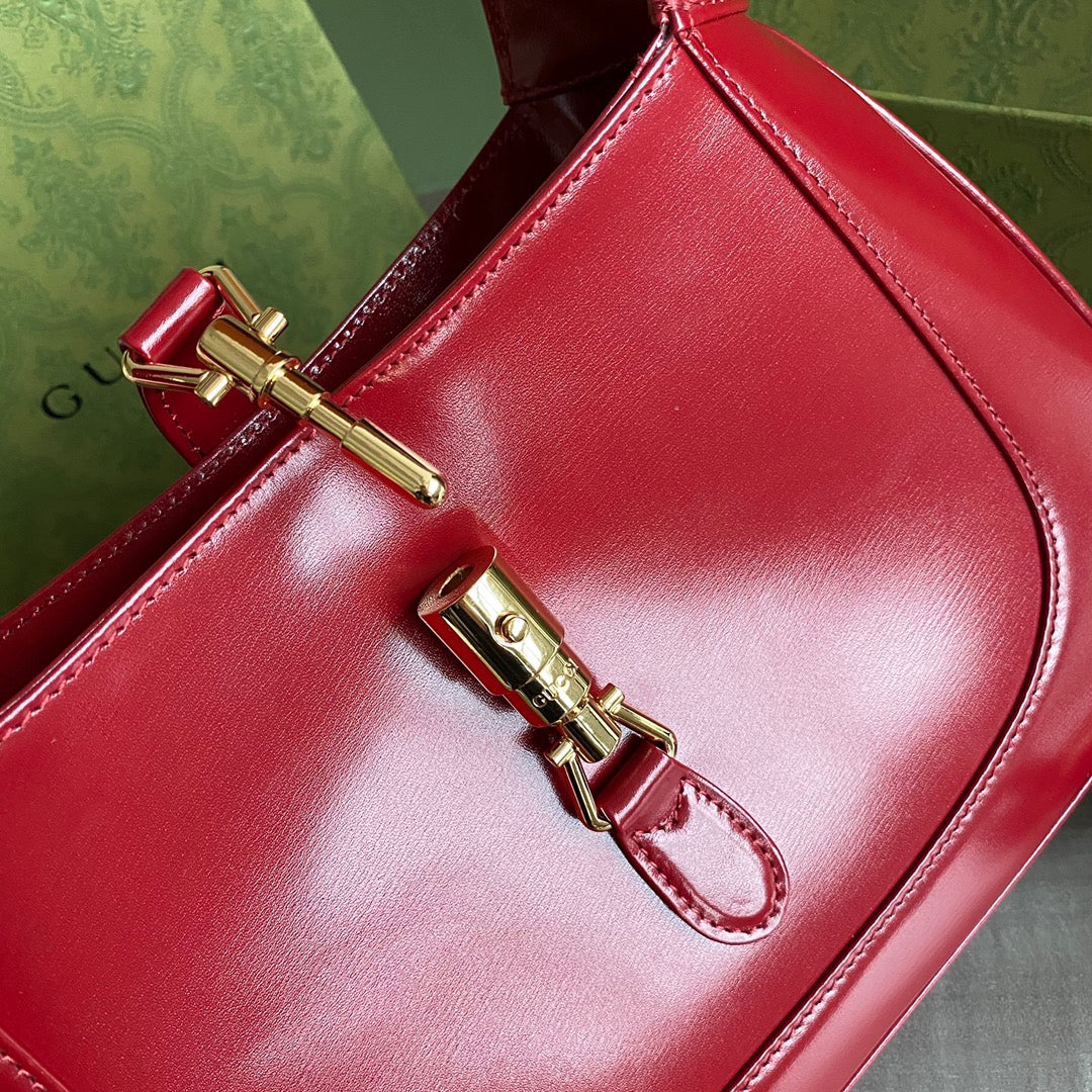 Guc Jackie1961 Red armpit bag