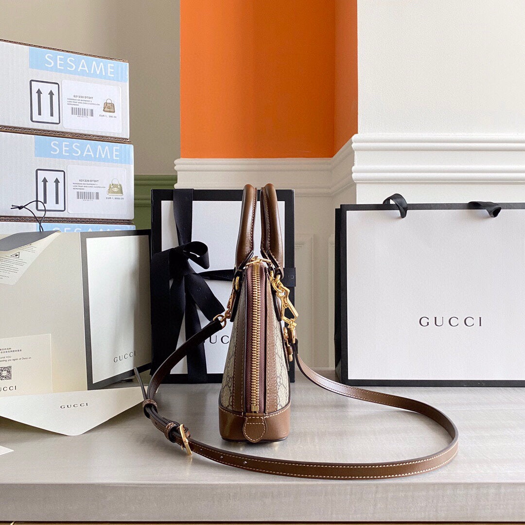 Guc Horsebit 1955 small top handle bag