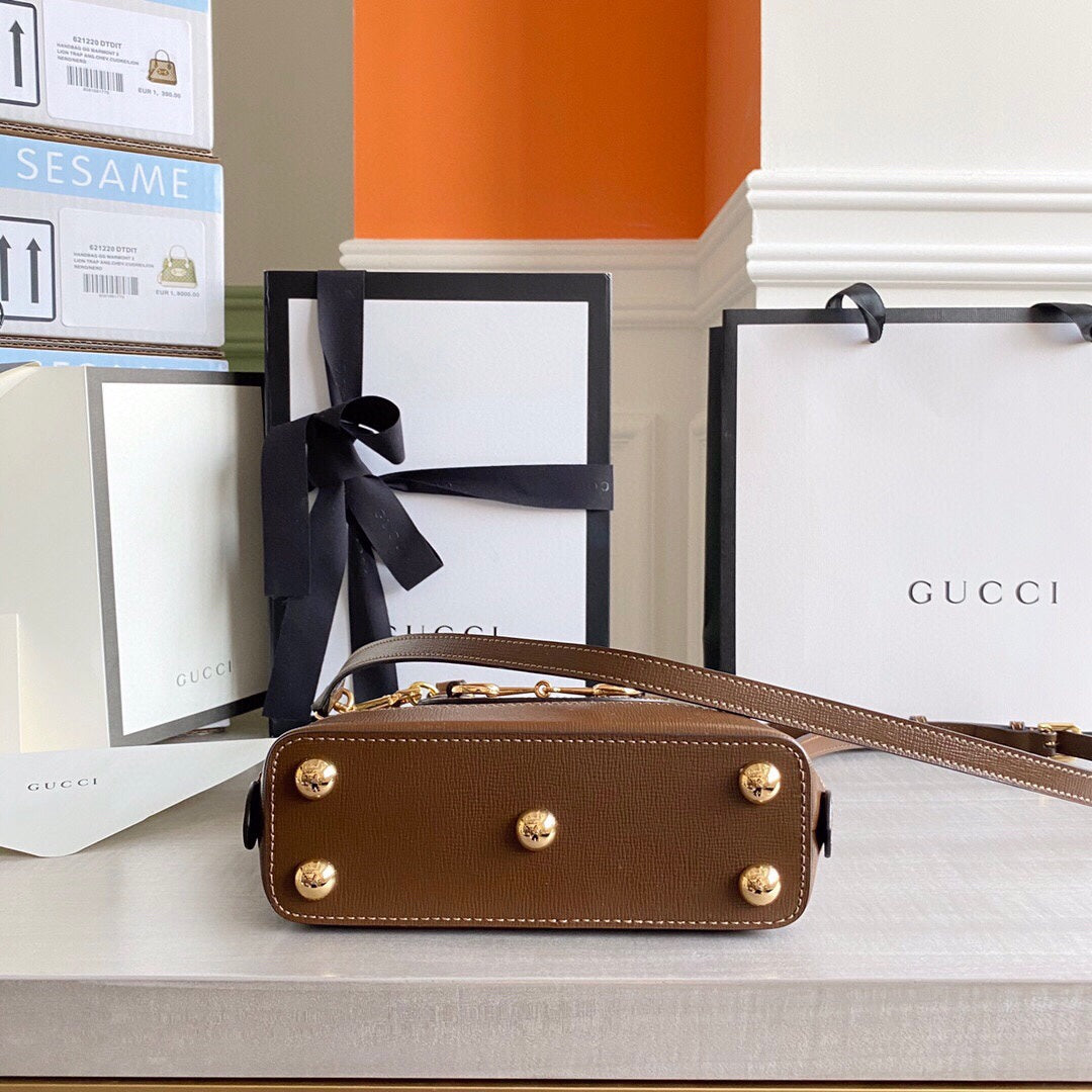 Guc Horsebit 1955 small top handle bag