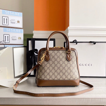 Guc Horsebit 1955 small top handle bag