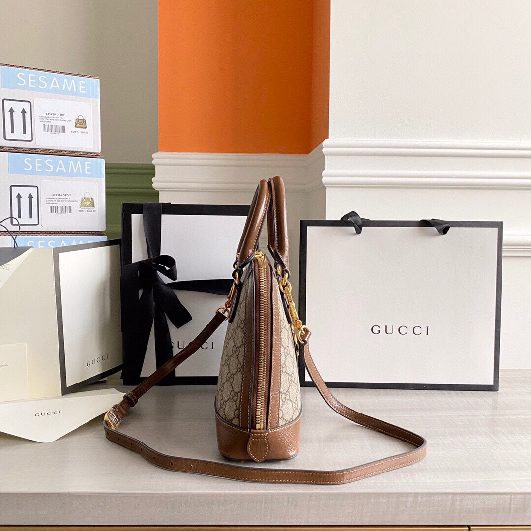 Guc Horsebit 1955 small top handle bag