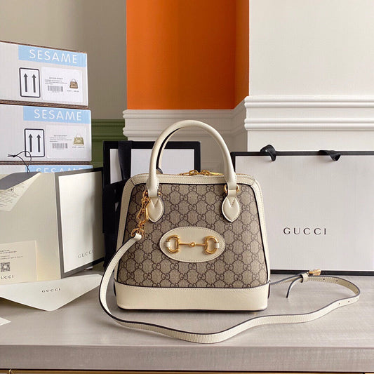 Guc Horsebit 1955 small top handle bag