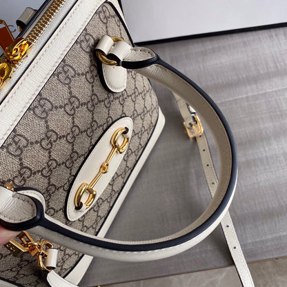 Guc Horsebit 1955 small top handle bag