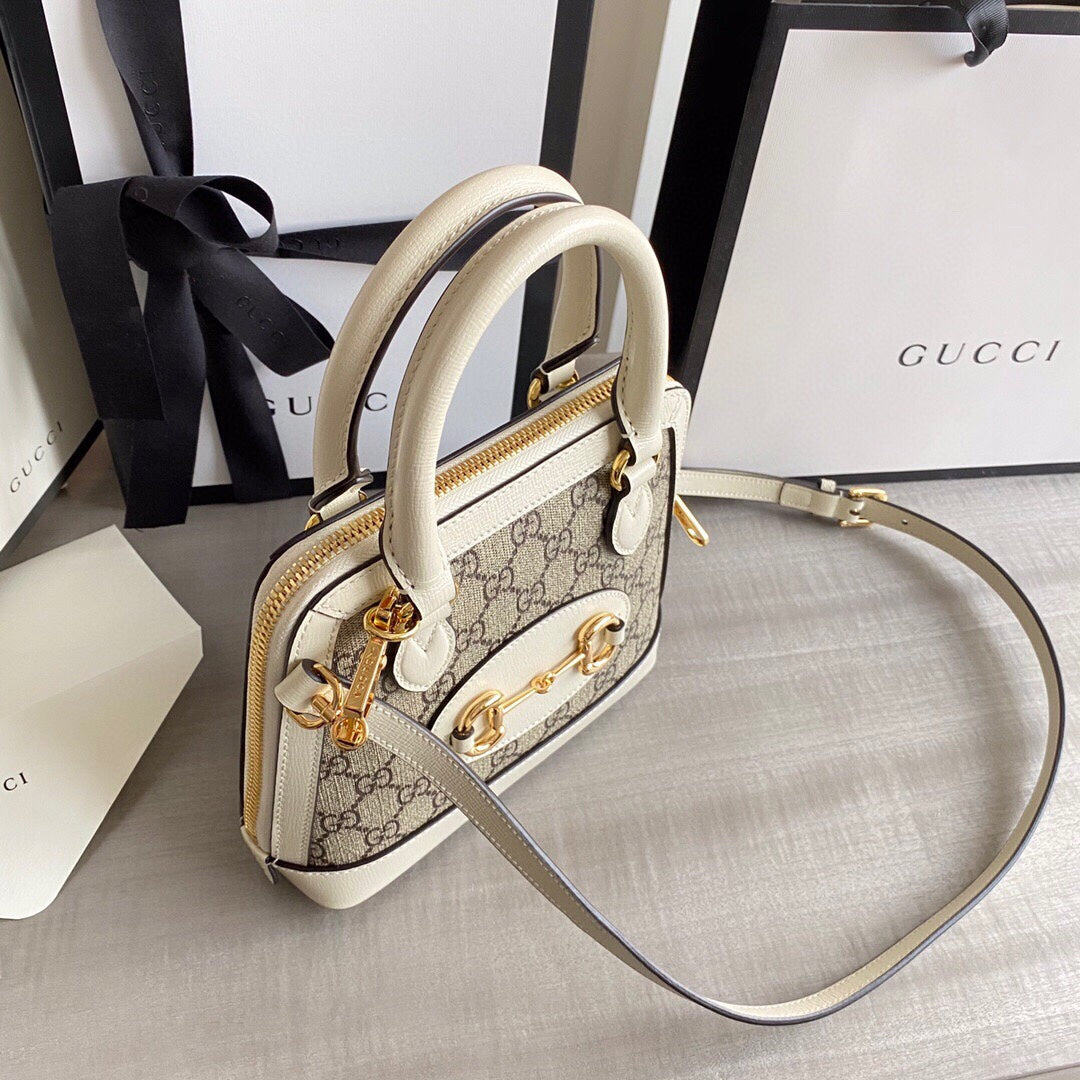 Guc Horsebit 1955 small top handle bag