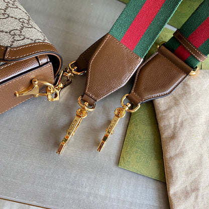 Guc Horsebit 1955 mini shoulder bag