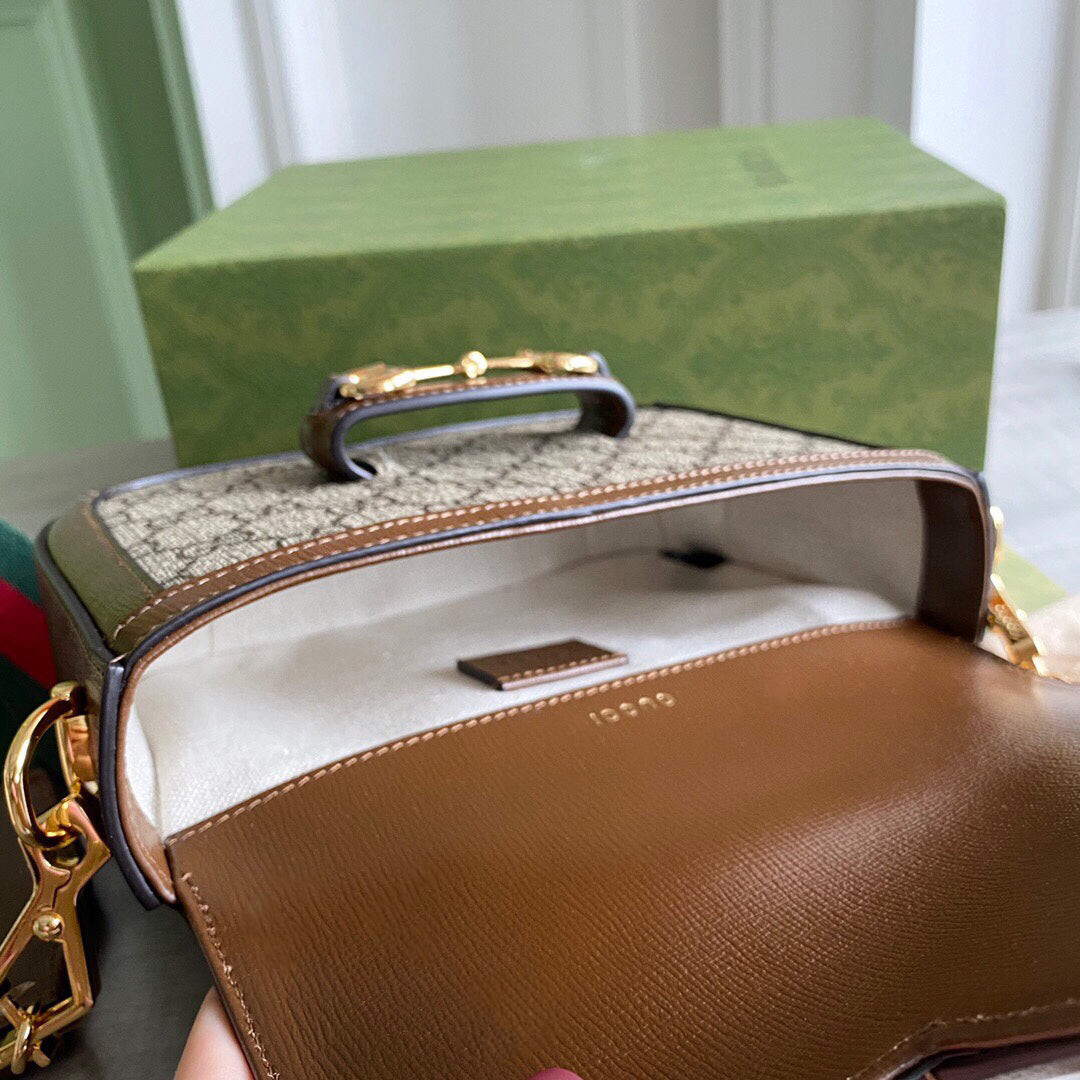 Guc Horsebit 1955 mini shoulder bag